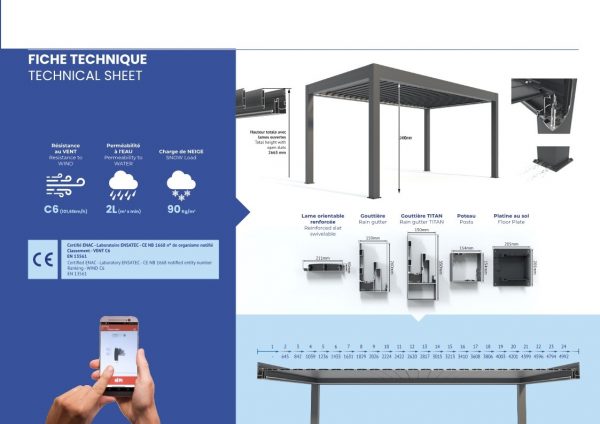 PERGOLA CANNES AUTO PORTANTE – Image 5